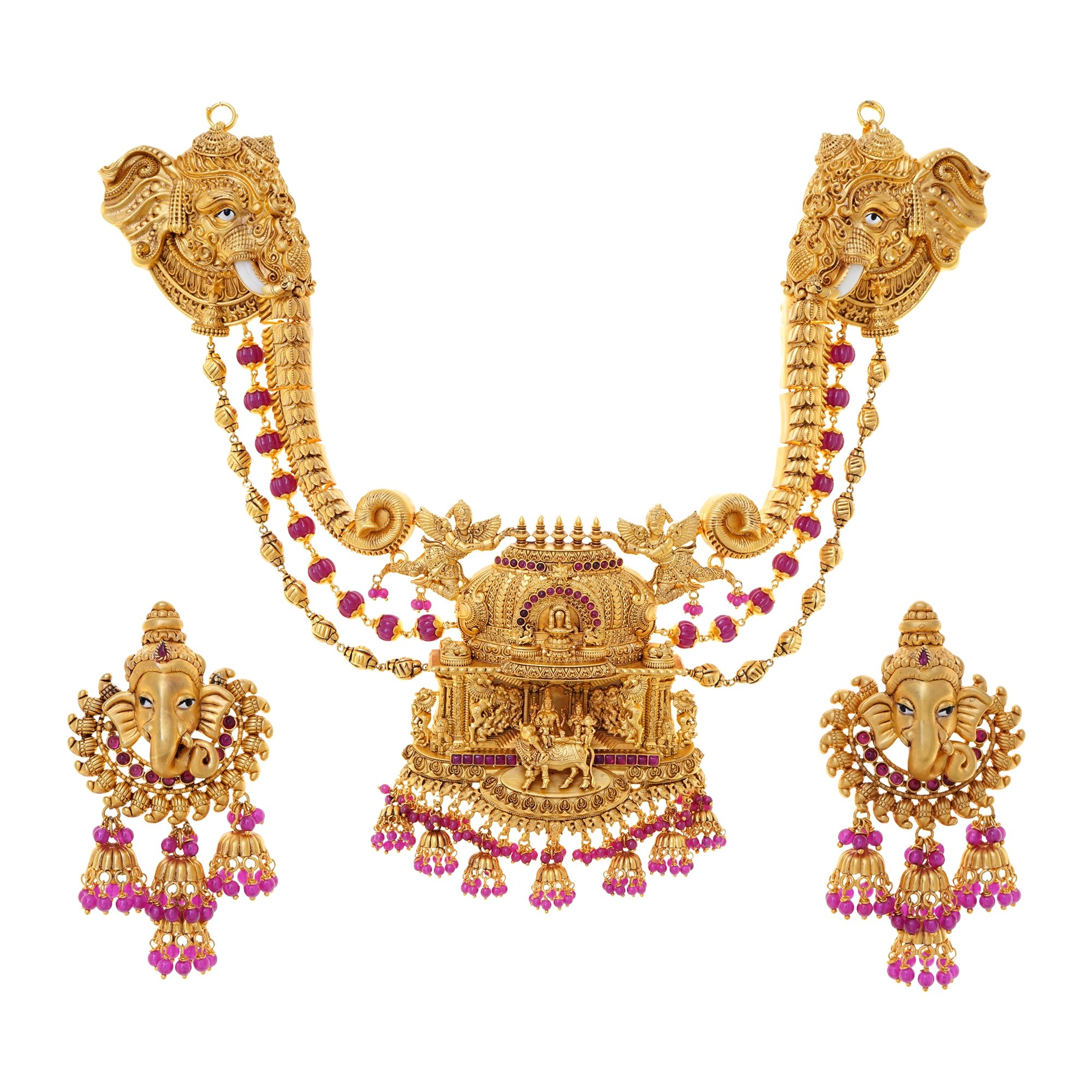 K.D. Jewels temple jewellery TMP3120-01A_01B